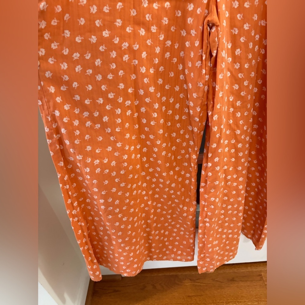 Cleobella Skylar Floral Cutout Jumpsuit in Copper - Size L - NWT - Picture 6 of 11